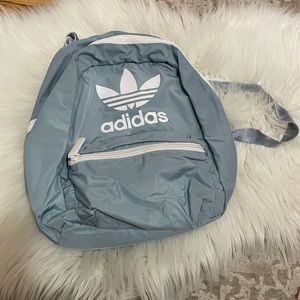 Baby Blue Adidas Mini Backpack  11.5 Tall By 8.5 Inches Wide